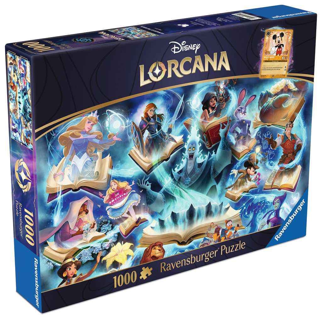 Puzzle: Disney Lorcana – Glimmers of the Realm: Sapphire (1000 Teile)