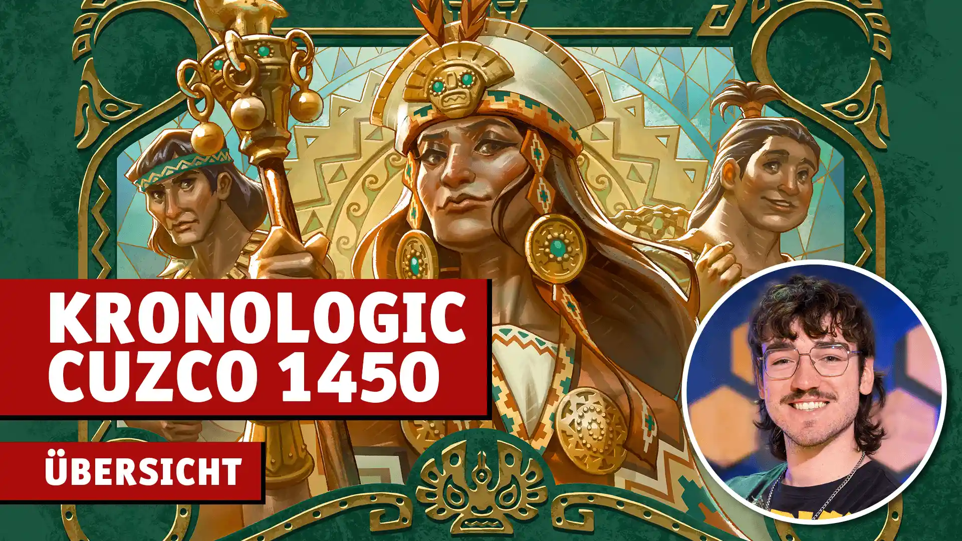 Thumbnail für Übersichtsvideo zum Brettspiel Kronologic - Cuzco 1450