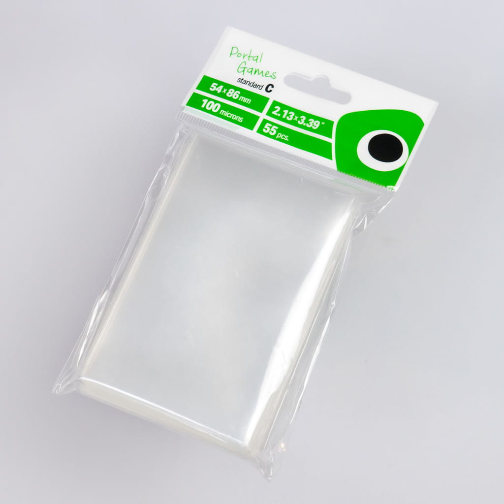 Clear Card Sleeves: Standard C (54x86 mm) = Standard USA