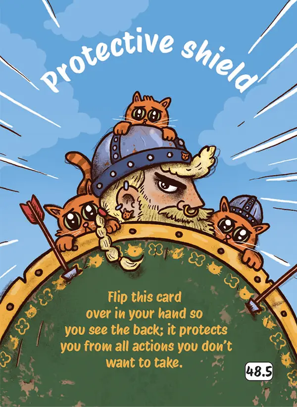 Card 48,5 of the Card Game DONE I AM