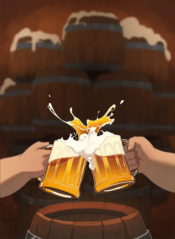 Illustrationen der Karte 28,5 des Kartenspiels FERTIG ICH HABE