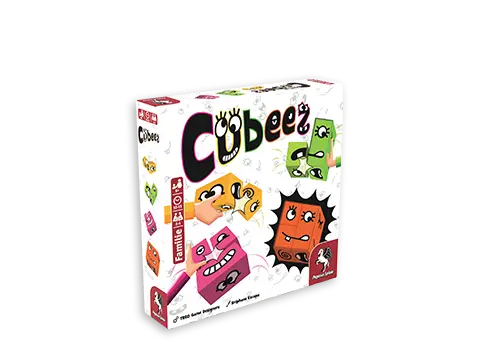 Produktgrafik des Brettspiels Cubeez