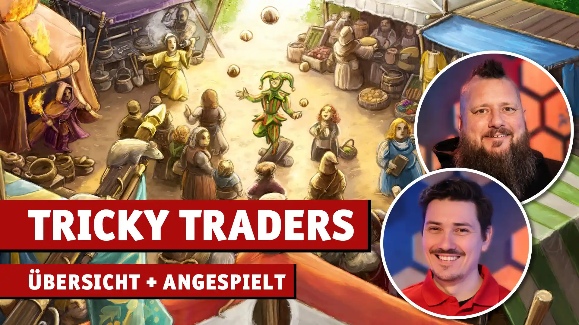 Thumbnail für Übersichtsvideo zum Brettspiel Tricky Traders
