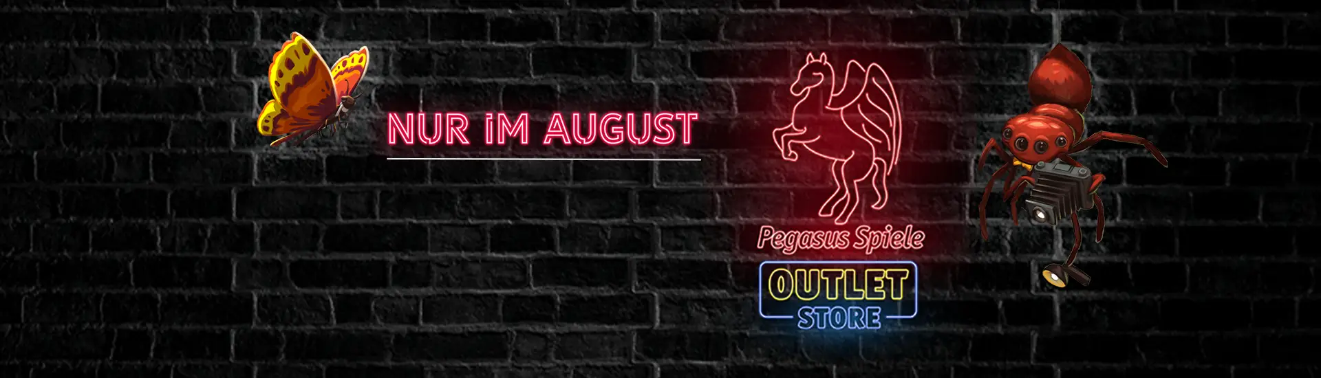 Nur im August im Pegasus Spiele Outlet-Store