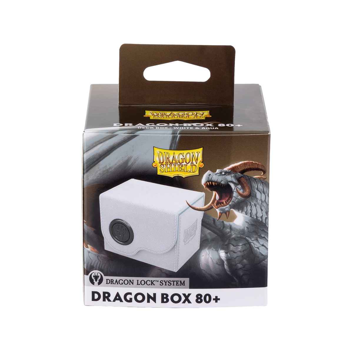 Dragon Shield: Dragon Box 80+ – White & Aqua