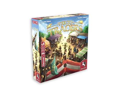 Produktgrafik des Brettspiels Tricky Traders