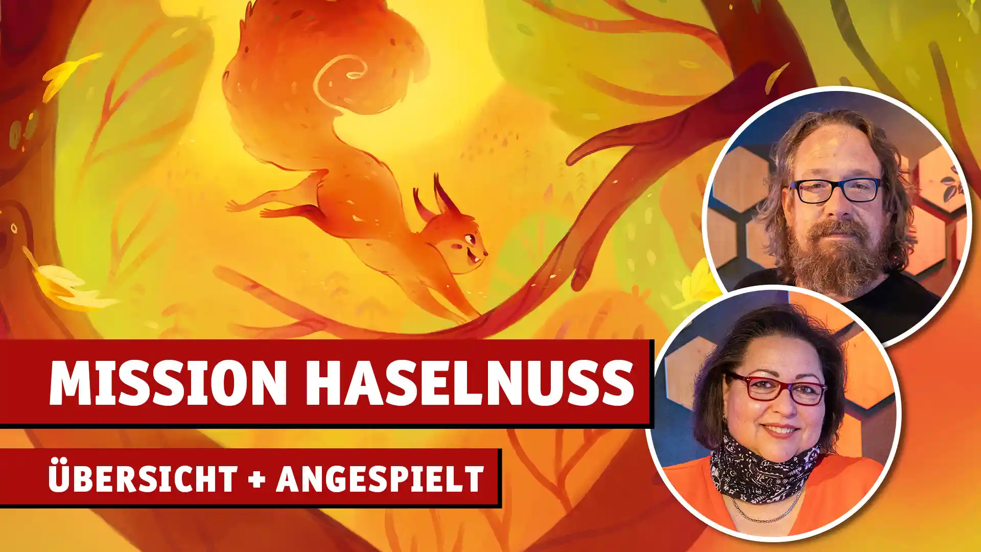 Thumbnail für Übersichtsvideo zum Brettspiel Mission Haselnuss