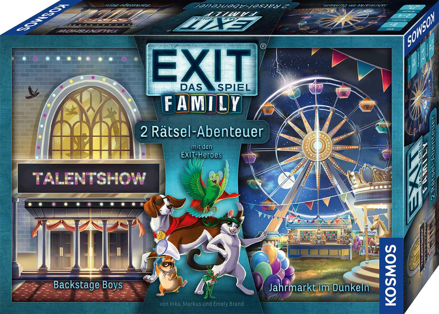 EXIT – Das Spiel Family: Backstage Boys/Jahrmarkt im Dunkeln