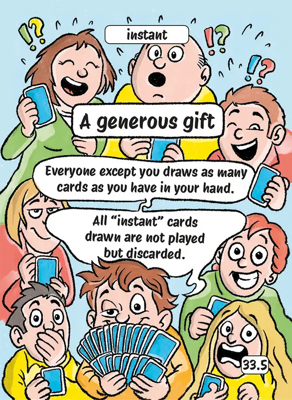 Card 33,5 of the Card Game DONE I AM