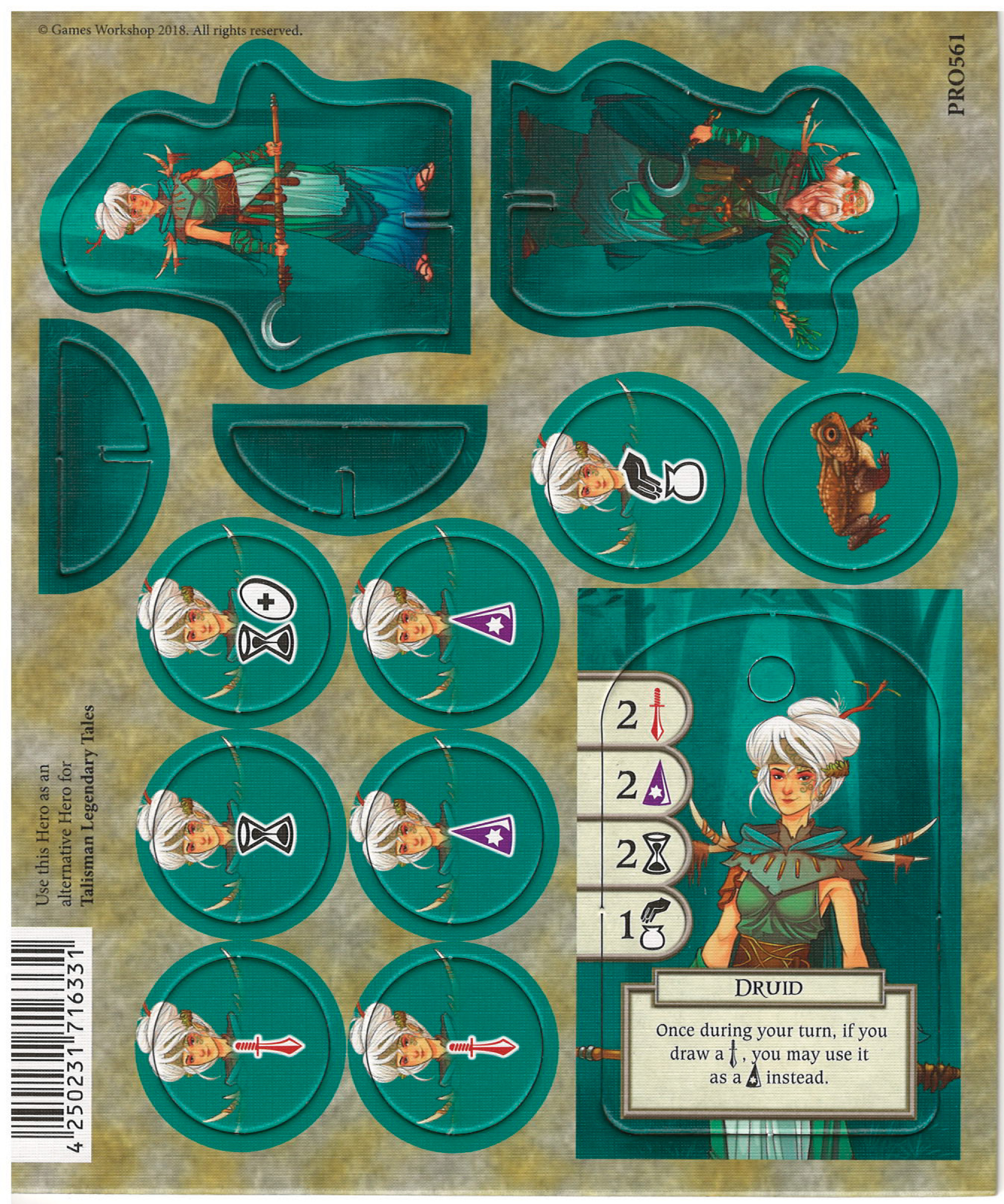 Talisman Legendary Tales: Druid Character Pack