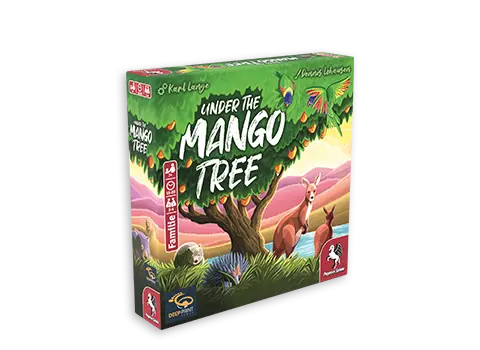 Under the Mango Tree (Deep Print Games) Produktgrafik des Brettspiels Under the Mango Tree