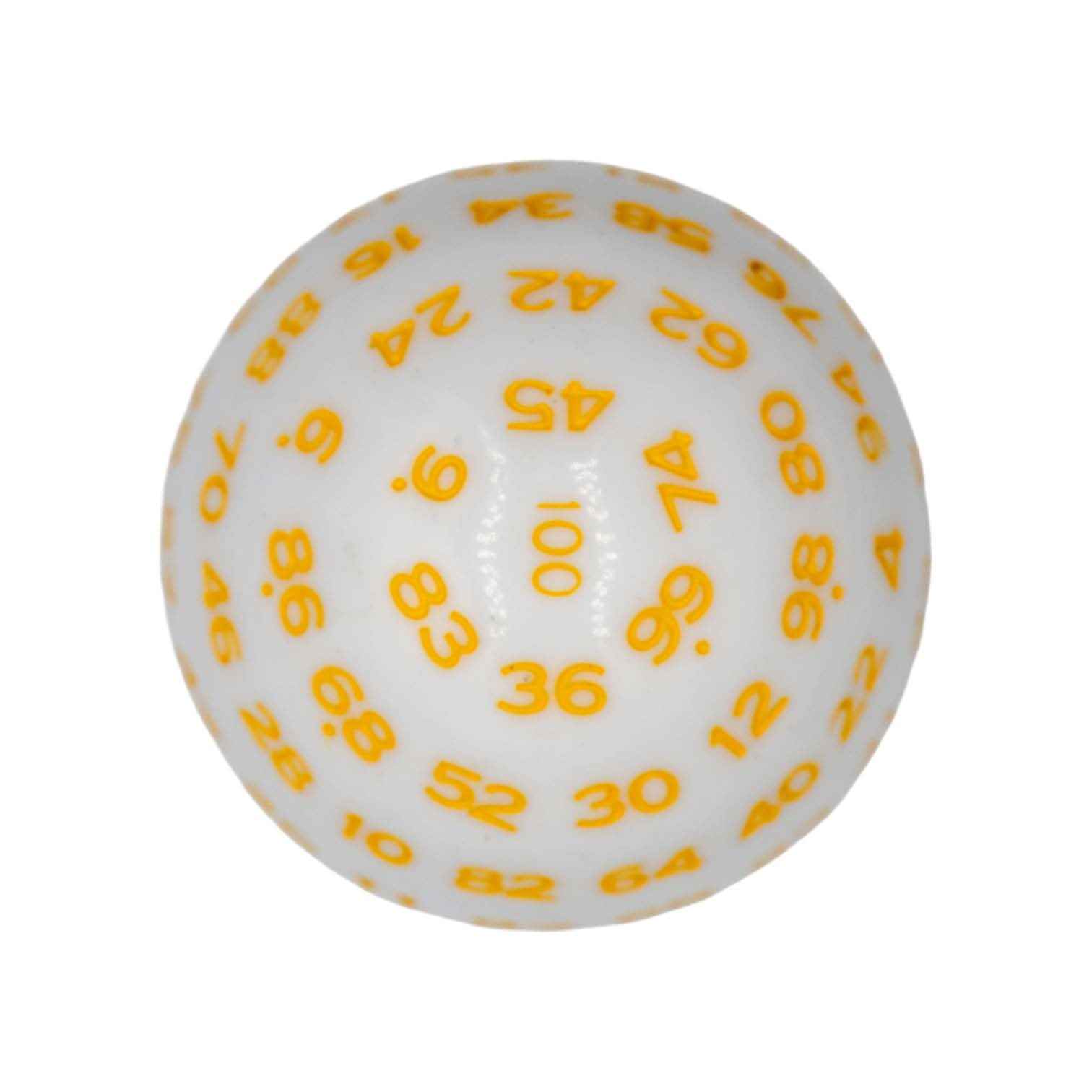 Würfel D100 White / Yellow