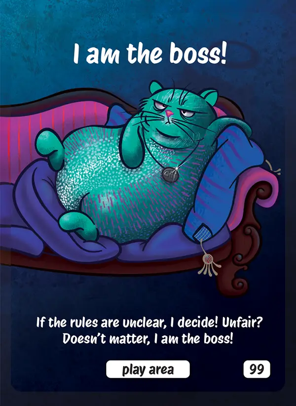 Card 99 of the Card Game DONE I AM