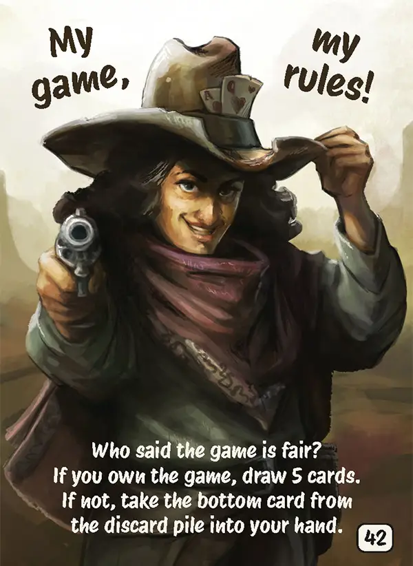 Card 42 of the Card Game I AM DONE