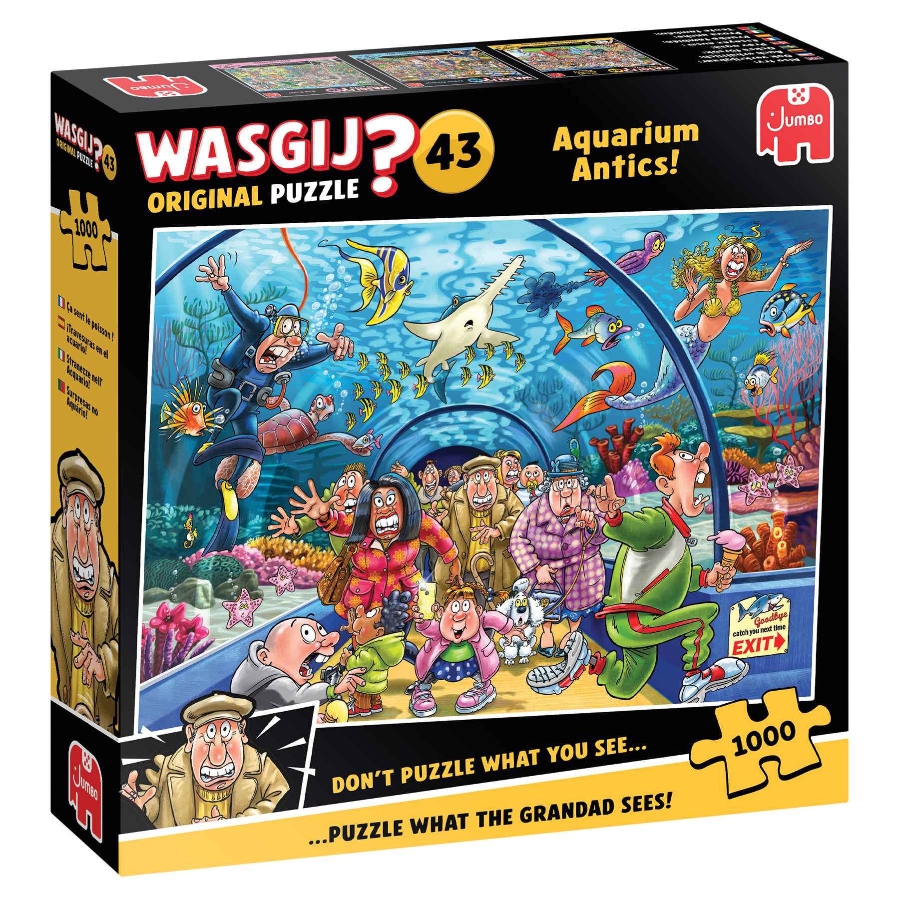 Wasgij Orginal 43: Wie ein Fisch im Wasser ? (1000 Teile)