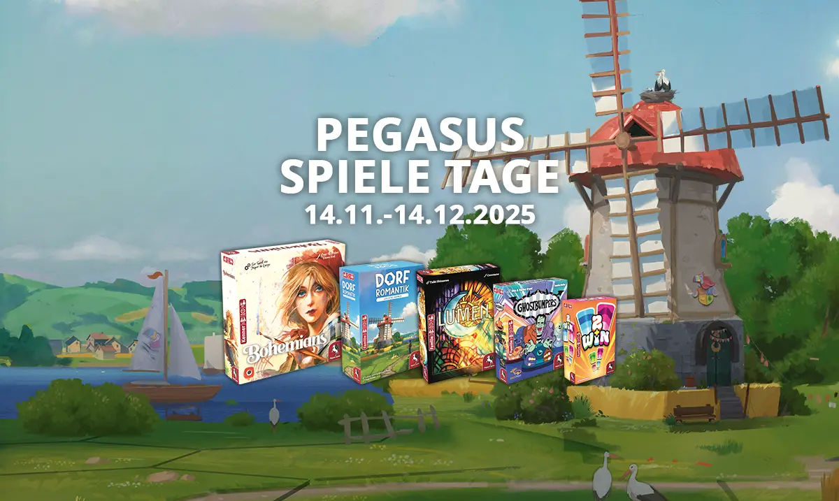 Pegasus Spiele Tage 14.11. bis 14.12.2025