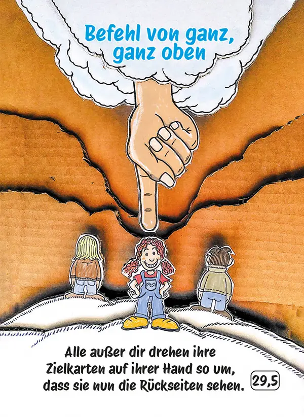 Karte 29,5 des Kartenspiels FERTIG ICH HABE