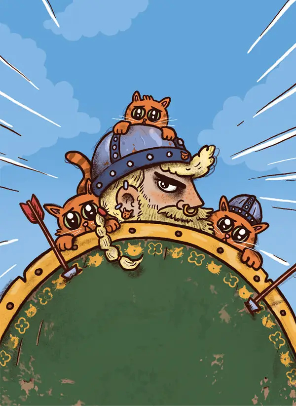 Illustrationen der Karte 48,5 des Kartenspiels FERTIG ICH HABE