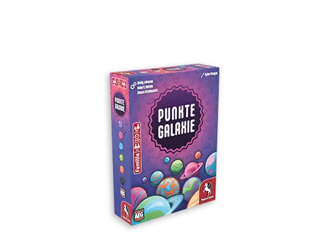 Produktgrafik des Brettspiels Punktegalaxie