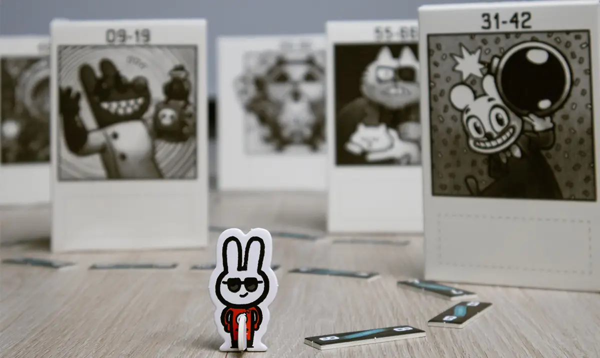 Spielmaterial des Brettspiels Bomb Busters