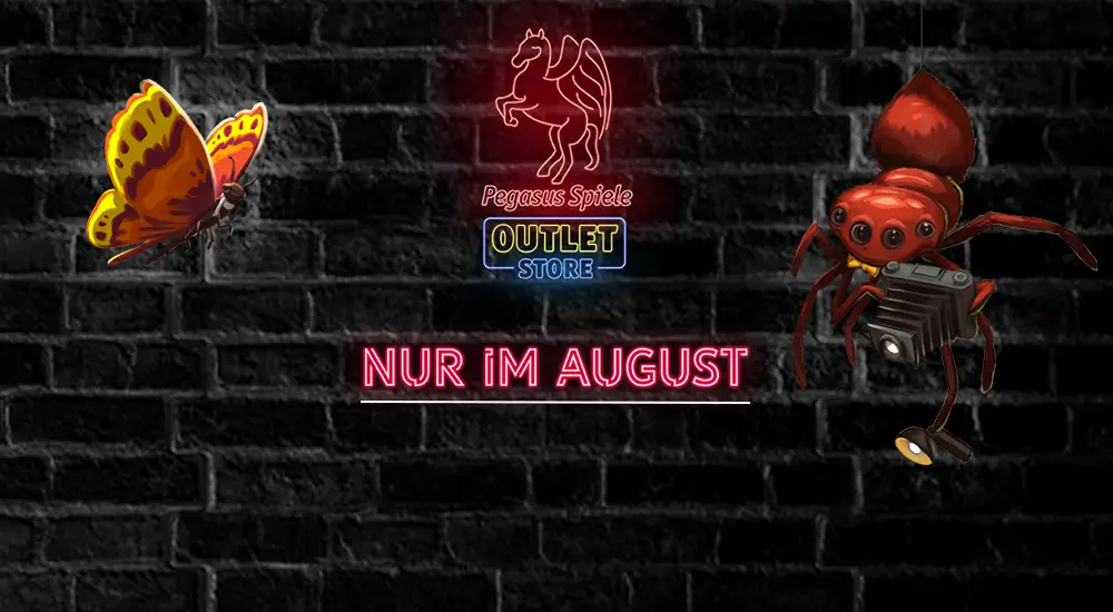 Nur im August im Pegasus Spiele Outlet-Store