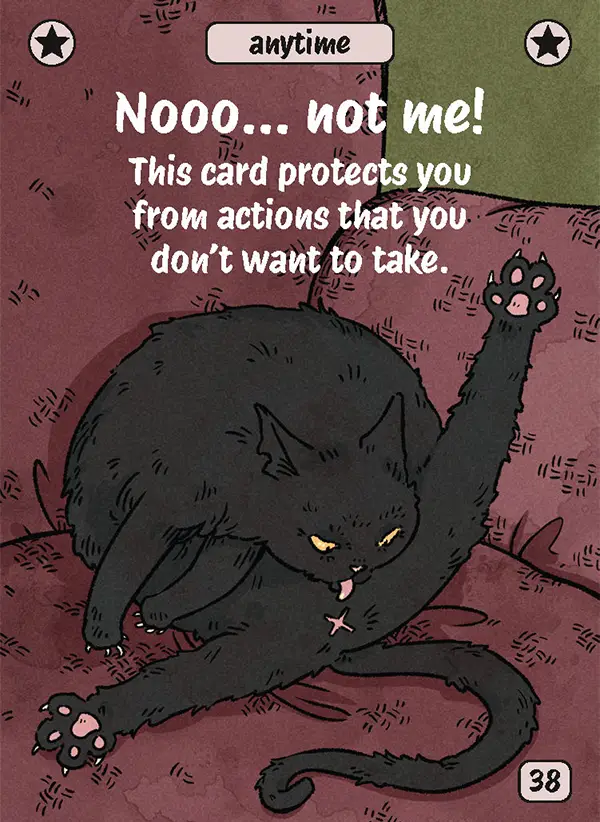 Card 38 of the Card Game I AM DONE