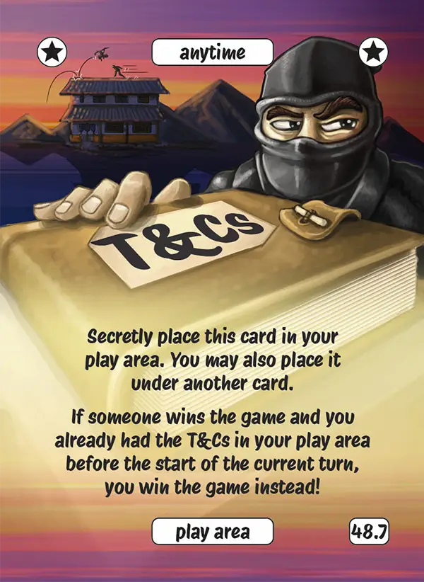 Card 48,7 of the Card Game DONE I AM