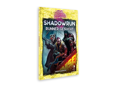 Produktgrafik des Bands Runner gesucht für das Rollenspielsystem Shadowrun