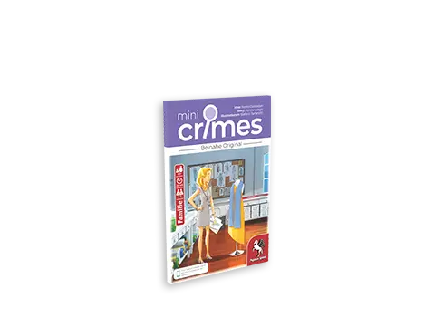 Produktgrafik des Krimispiels MiniCrimes – Beinahe Original