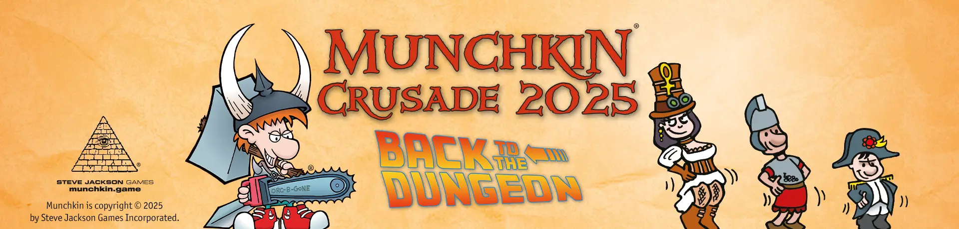 Munchkin Crusade 2025 Back to the Dungeon