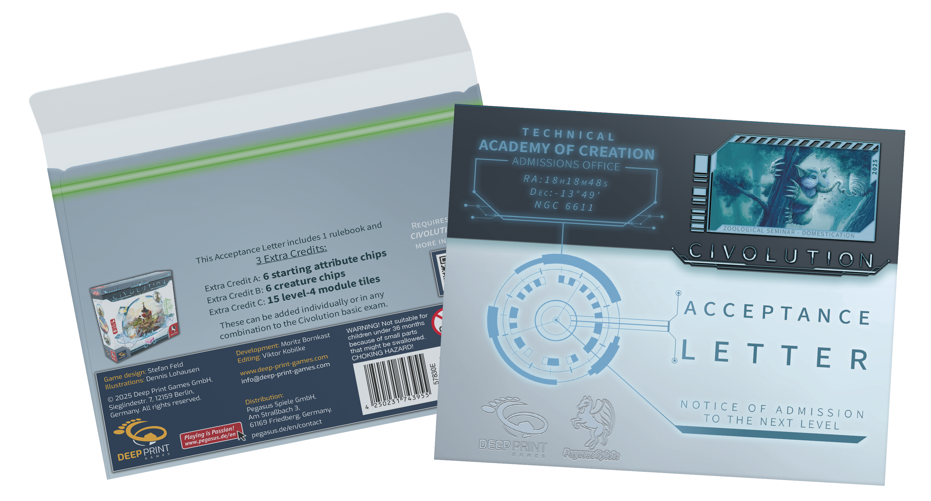 Civolution: Acceptance Letter [Erweiterung] (Deep Print Games) (English Edition)