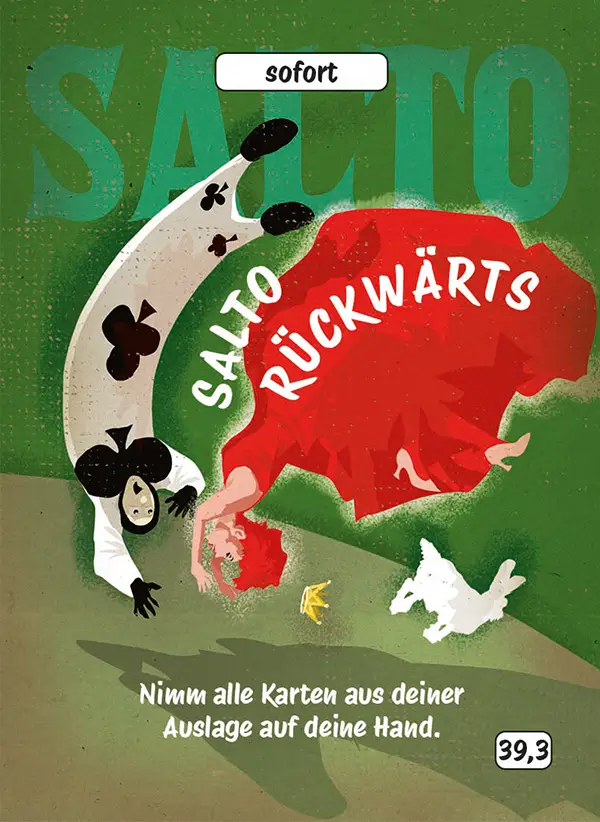 Karte 39,3 des Kartenspiels FERTIG ICH HABE