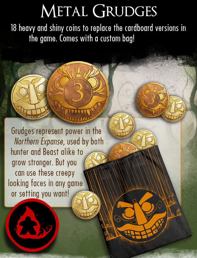 Beast: Backer Edition Metal Grudge Coins