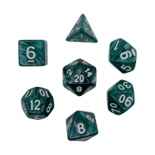 Würfelset Pearl: Forest/White (7)