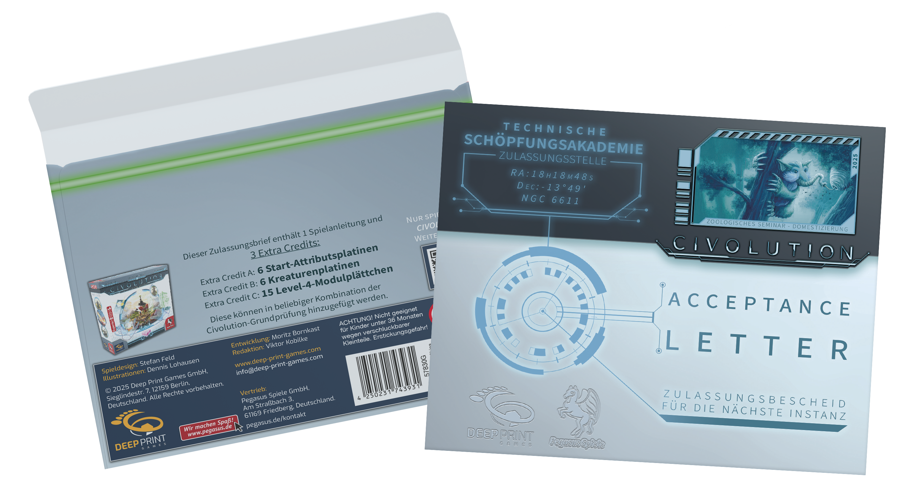 Civolution: Acceptance Letter [Erweiterung] (Deep Print Games)
