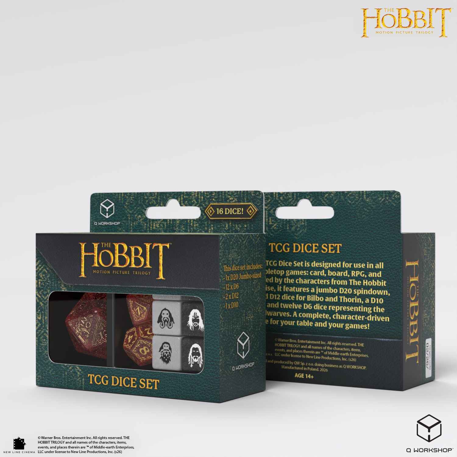 The Hobbit TCG Dice Set - Ember Hearth