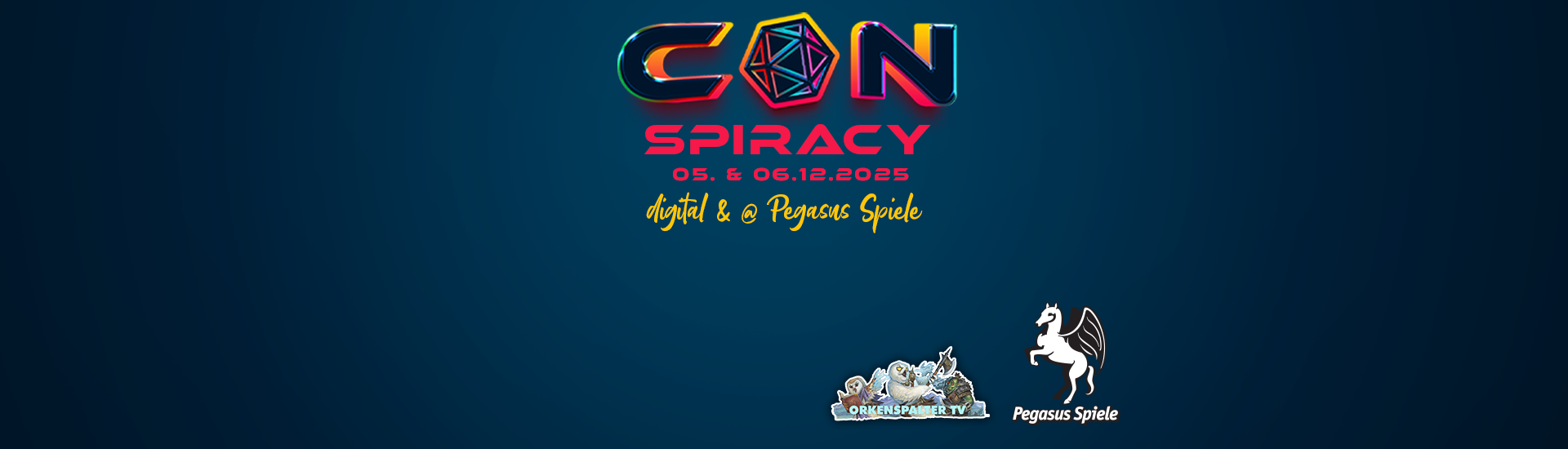 CONspiracy am 5. und 6. Dezember digital und @ Pegasus Spiele