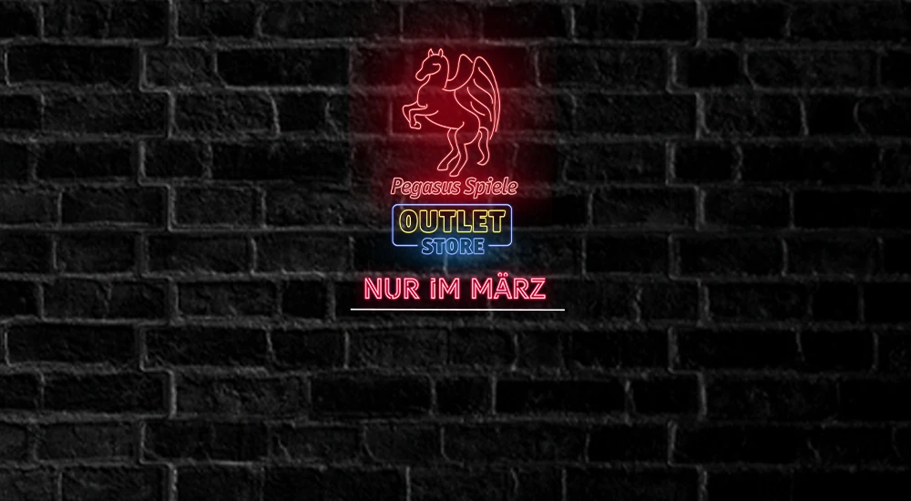 Nur im März im Pegasus Spiele Outlet-Store