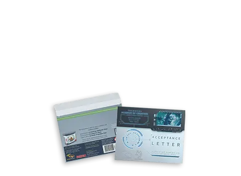 Product graphics for the board game Expansion Civolution: Acceptance Letter