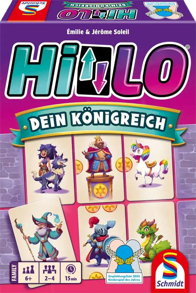 HiLo – Dein Königreich *Empfohlen Kinderspiel des Jahres 2025* HiLo – Dein Königreich *Empfohlen Kinderspiel des Jahres 2025*