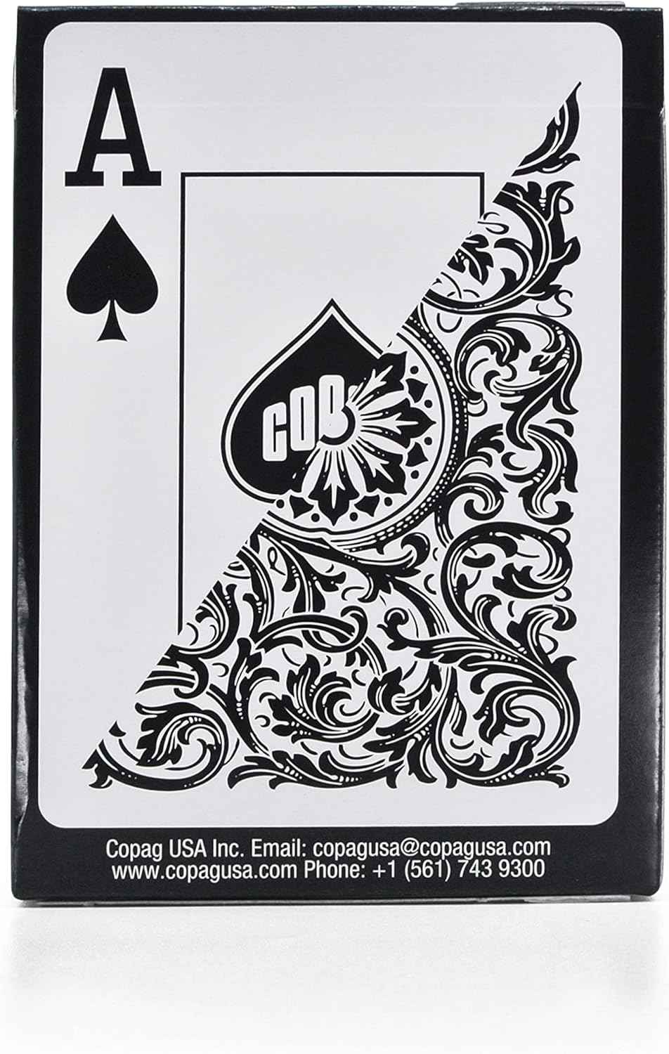 COPAG Elite - Jumbo Face - 2 index - Black Single-Deck