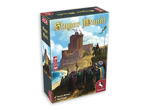 Stupor Mundi Produktgrafik des Brettspiels Stupor Mundi