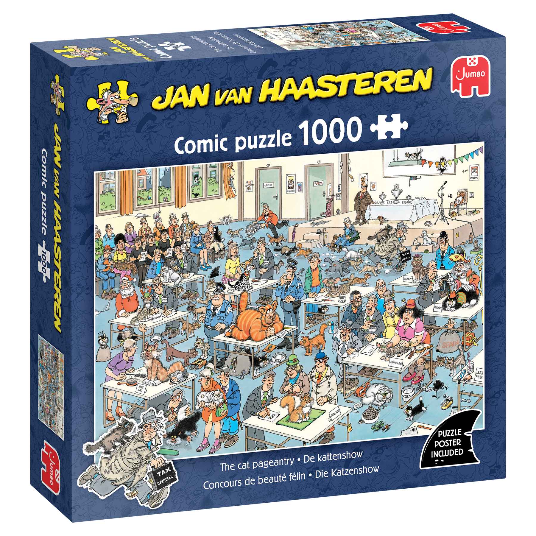 Puzzle: Die Katzenshow (Janvan Haasteren) (1000 Teile)