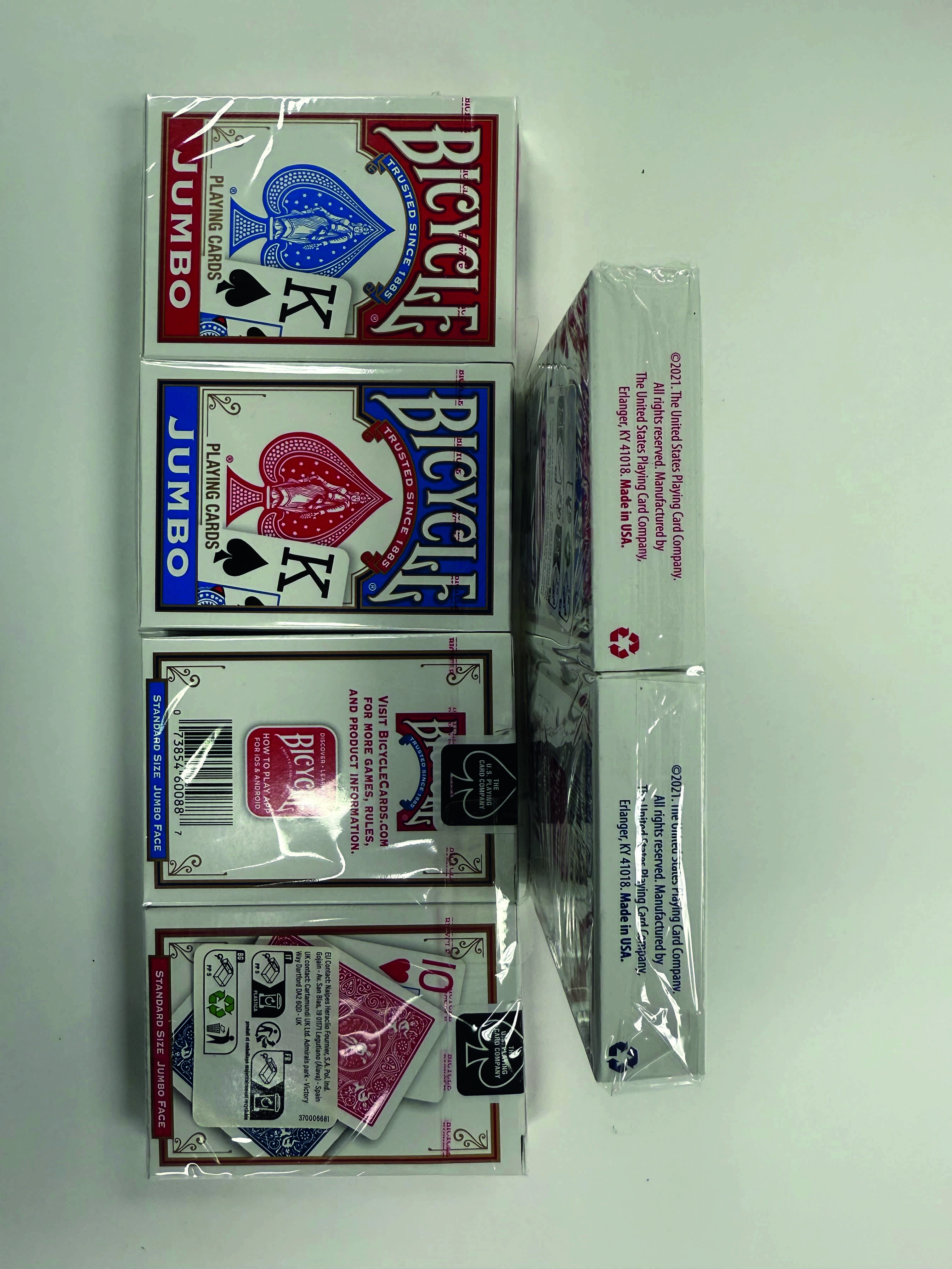 Bicycle Rider Back Jumbo Index, 2-Pack