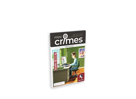 MiniCrimes – Game over Produktgrafik des Krimispiels MiniCrimes – Game over