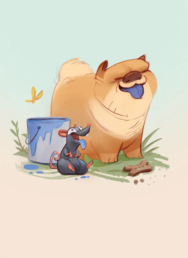 Illustrationen der Karte 32,5 des Kartenspiels FERTIG ICH HABE