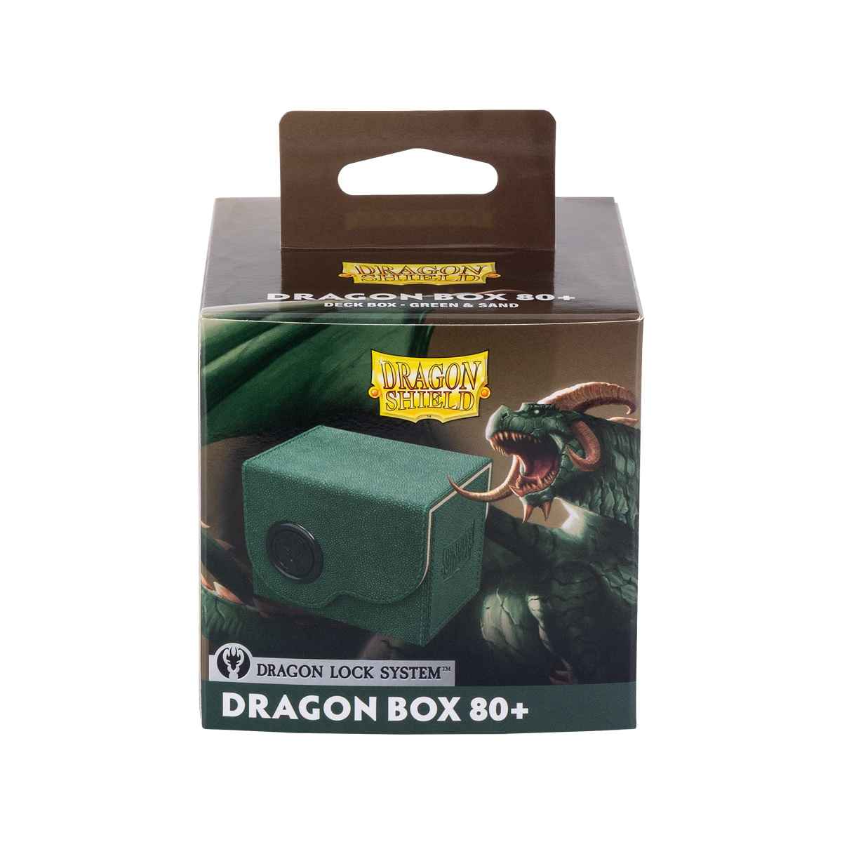 Dragon Shield: Dragon Box 80+ – Green & Sand