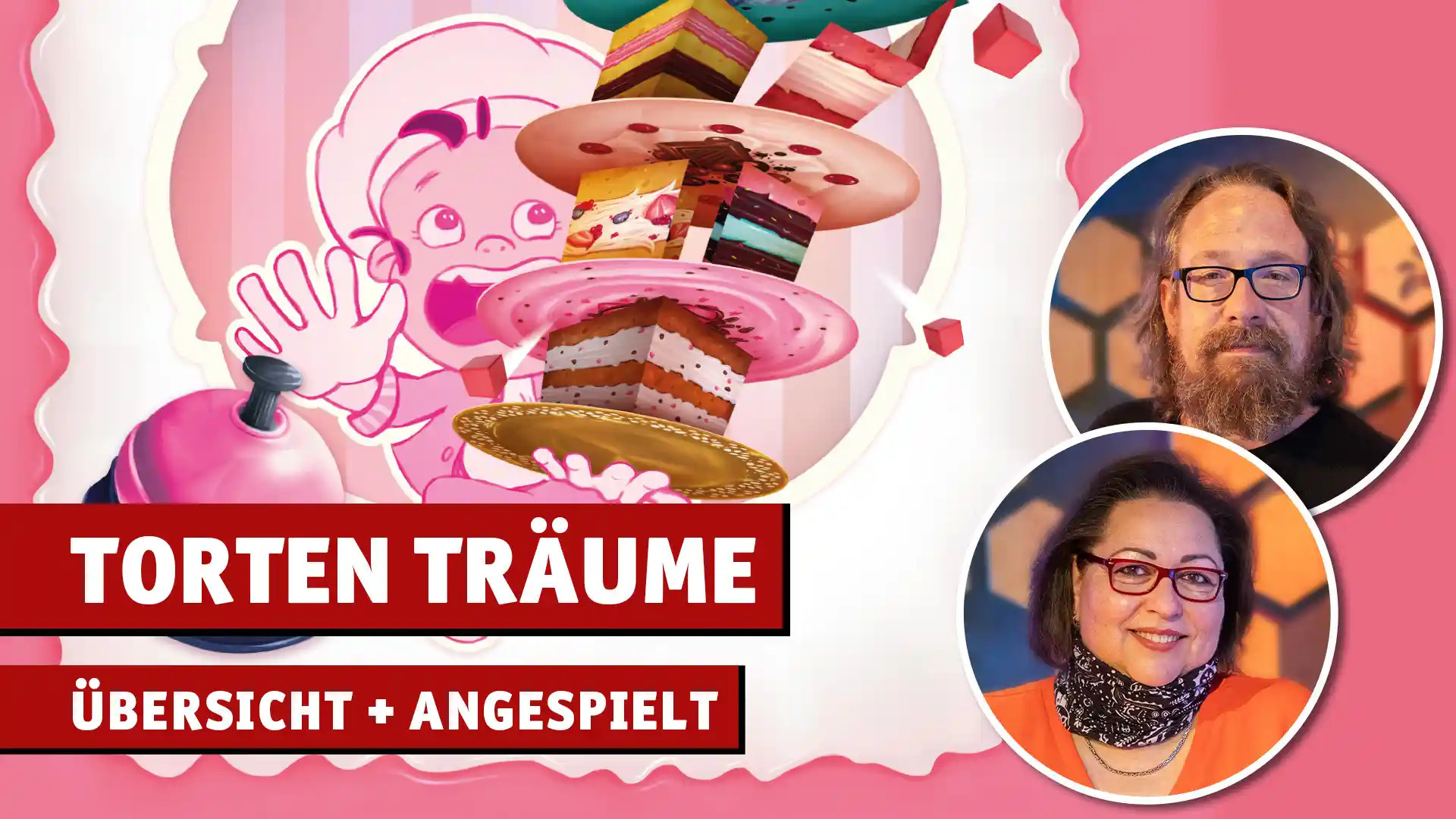 Thumbnail für Übersichtsvideo zum Brettspiel Torten Träume