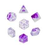 Würfelset Transparent: Nebula Lavender(7)