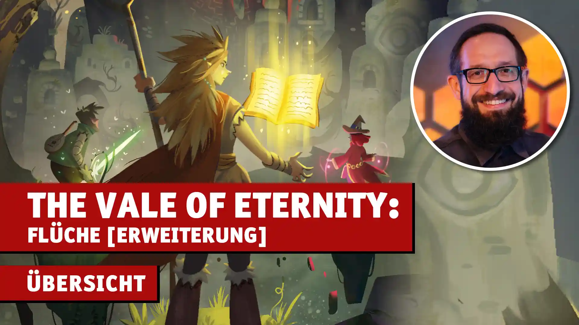 Thumbnail für Übersichtsvideo zur Flüche Erweiterung für das Brettspiel The Vale of Eternity